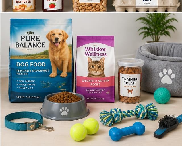 Pet Supply product assortment